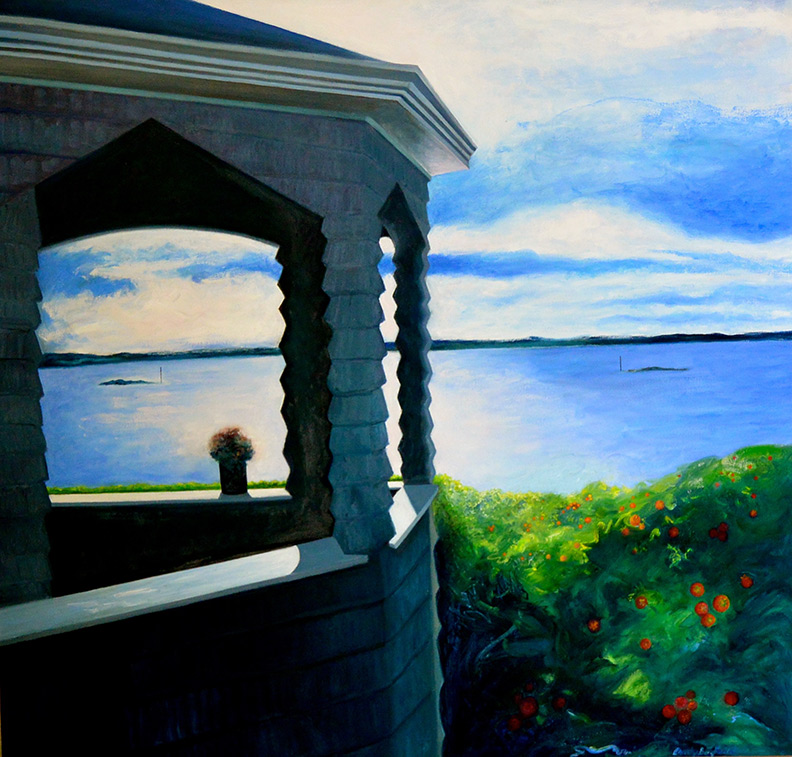 Christy Bergland Maine Landscapes, The End of the Porch