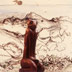 Key Margo Cat With Fossils in the Rocks and Sky 