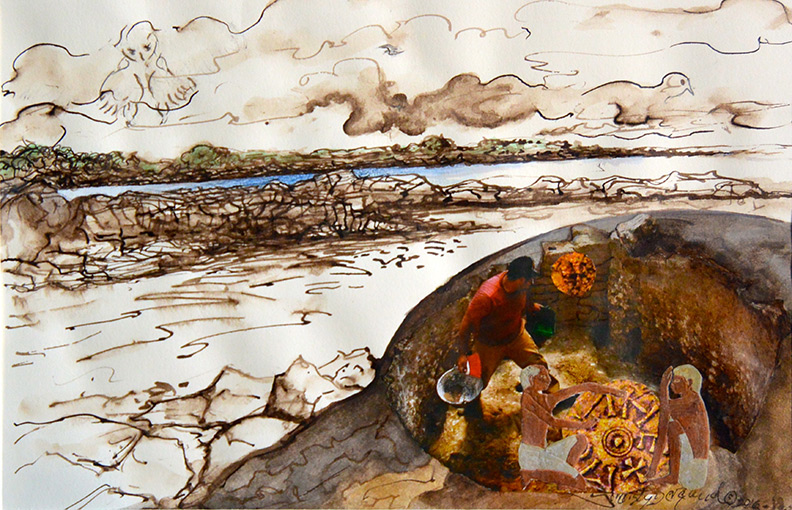 Christy Bergland Collaboratives, Mining the Rocks in Biddeford Pool, Maine #8