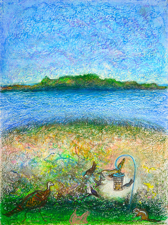 Christy Bergland Maine Landscapes, 3 Seasons at Great Pond