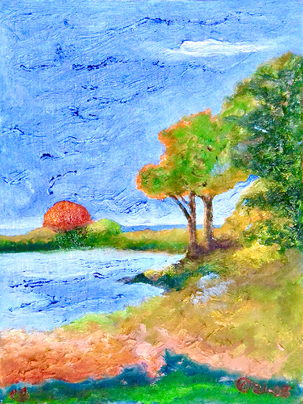 Christy Bergland, Yikes, Autumn at Great Pond