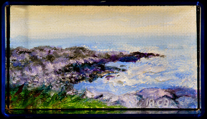 Christy Bergland, acrylic boxes,Little East Point Rocks