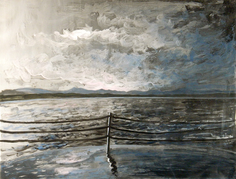 Christy Bergland, acrylic boxes, Essex Ferry #2