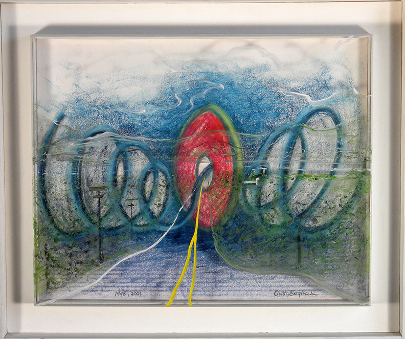 Christy Bergland, acrylic boxes, Journey From...