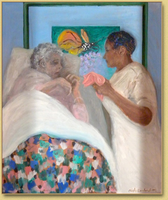 Helen Mower with Mrs. Baker 