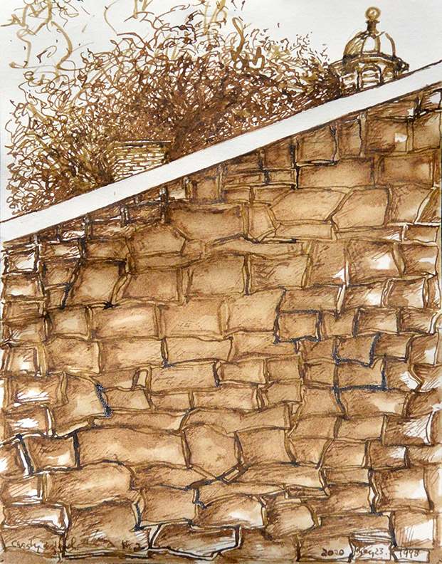 Christy Bergland, Cityscapes, Clipper Road Stone House #2