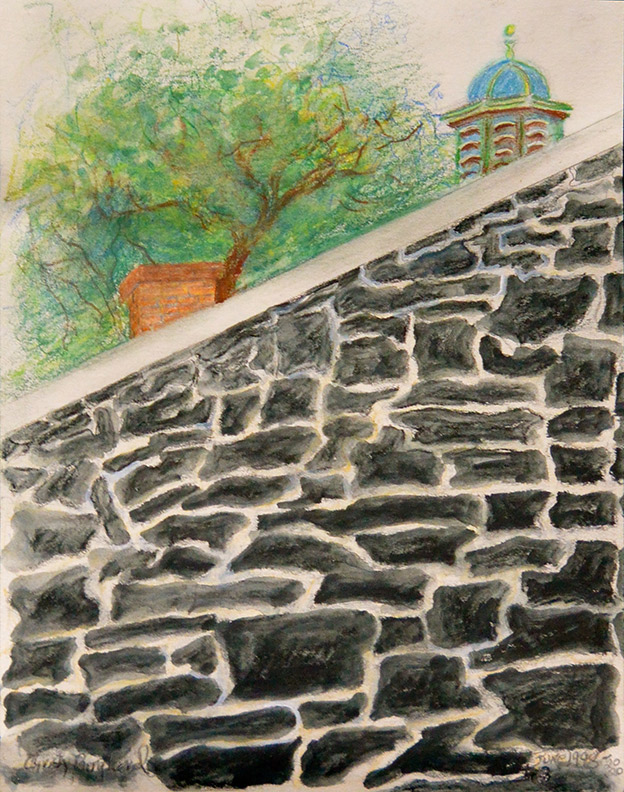 Christy Bergland, Cityscapes, Clipper Road Stone House #3