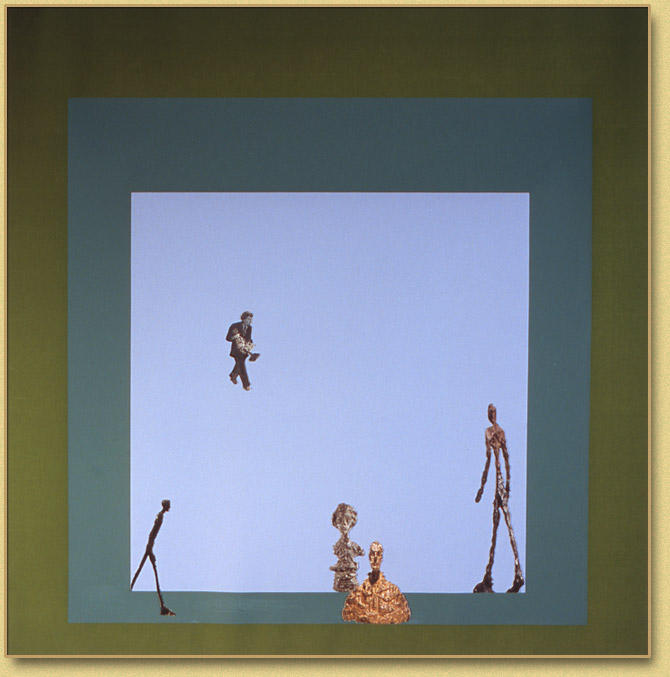 Giacometti Installs His Work In An Albers Like Space
