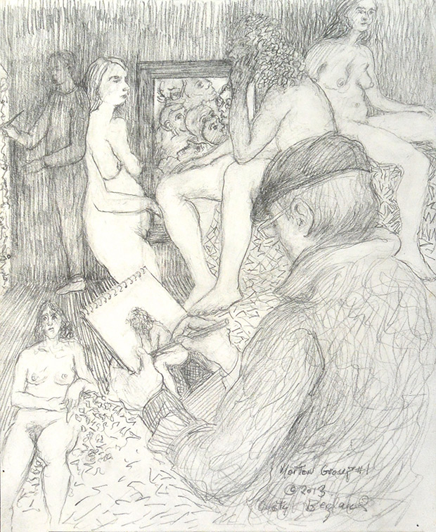 Christy Bergland figure drawing, Morton Group #1