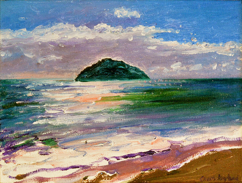 Christy Bergland other landscapes, Smith Island Evening - Mill Reef, Antiqua W.I.