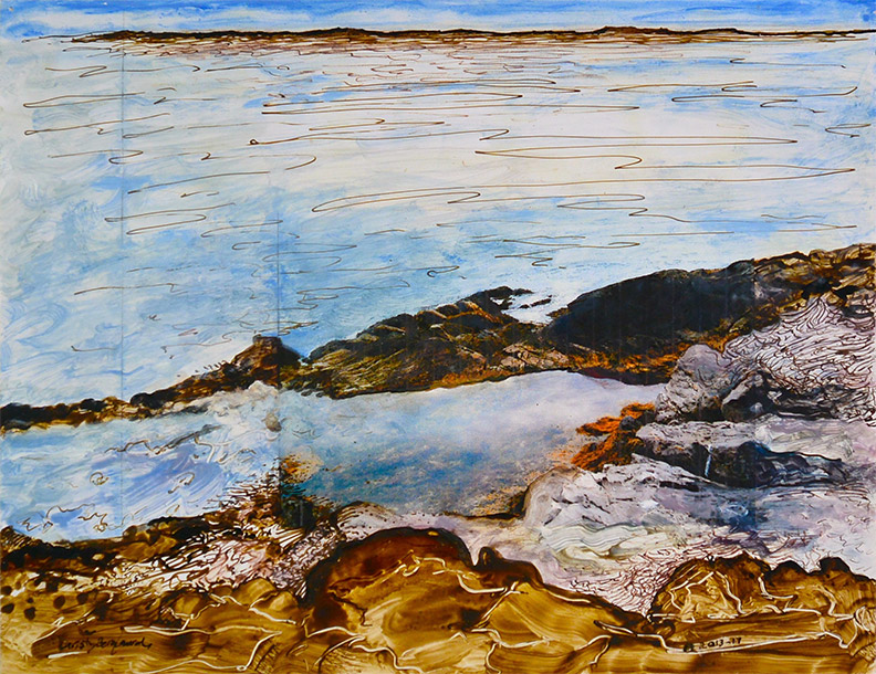 Christy Bergland photo collage, More Ocean Ave Rocks