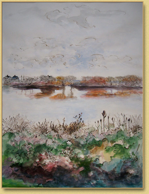 Late Autumn Great Pond - Southeastern Quadrant