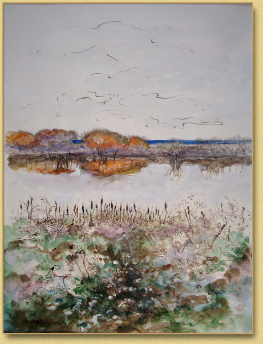 Late Autumn Great Pond - Southwestern Quadrant 